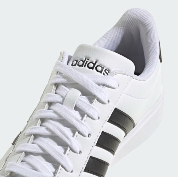 Adidas Grand Court 2.0 NWT black & white shoes women’s 9 - Picture 6 of 8